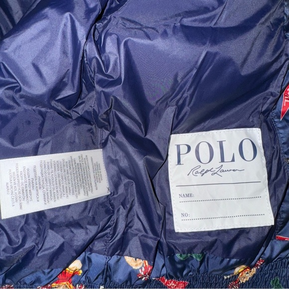 Polo Bear by Ralph Lauren Kid’s  Water-Repellent Down Jacket, Multi, Retail$215 - Picture 6 of 6